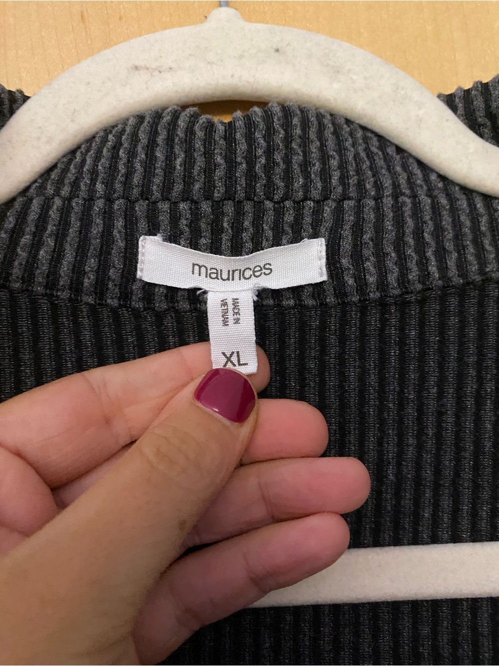 Grunge Gray Black Tonal Corduroy Oversized Collared Button Down Shacket Cardigan - Picture 2 of 6